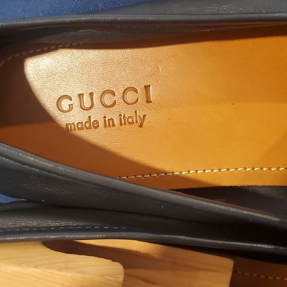 Gucci loafers dark blue soft leather - Picture 4 of 4